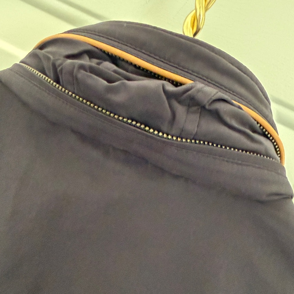 Brooks Brothers Navy Blue Racer Utility Jacket Stowaway Hood - Golf - Size XS - Picture 7 of 13